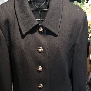 St John Knit Black Jacket